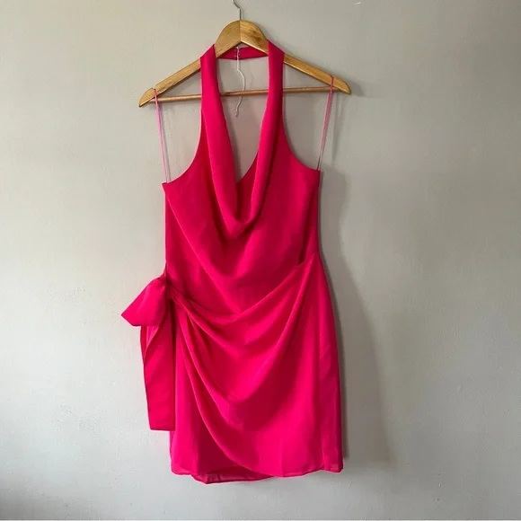 Amanda Uprichard Martine Dress in Passionfruit Size XL NWOT - Picture 3 of 8